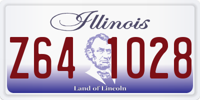 IL license plate Z641028