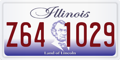 IL license plate Z641029