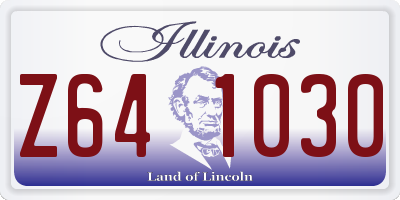 IL license plate Z641030