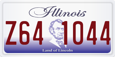 IL license plate Z641044