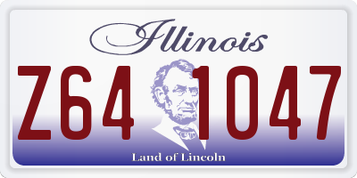 IL license plate Z641047
