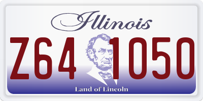 IL license plate Z641050