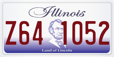 IL license plate Z641052