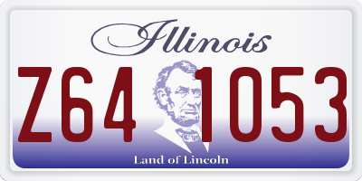 IL license plate Z641053