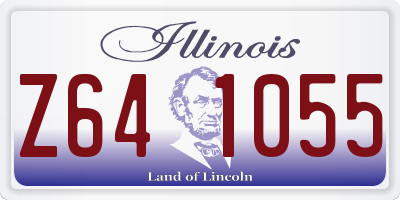 IL license plate Z641055