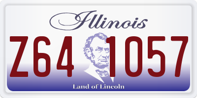 IL license plate Z641057
