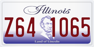 IL license plate Z641065