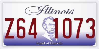 IL license plate Z641073