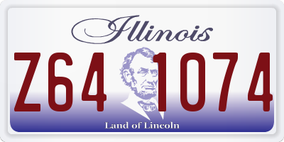 IL license plate Z641074