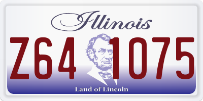 IL license plate Z641075