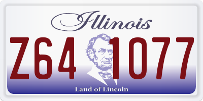 IL license plate Z641077