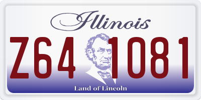 IL license plate Z641081