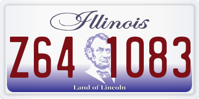 IL license plate Z641083