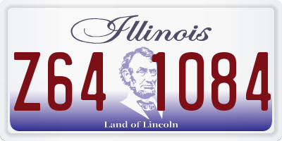 IL license plate Z641084