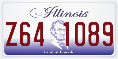 IL license plate Z641089