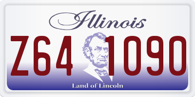 IL license plate Z641090
