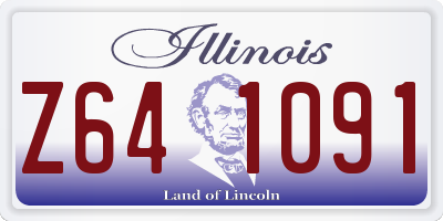 IL license plate Z641091