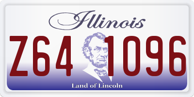 IL license plate Z641096
