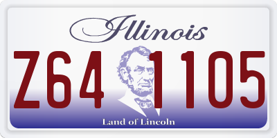 IL license plate Z641105