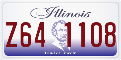 IL license plate Z641108