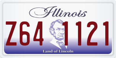 IL license plate Z641121