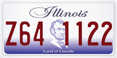 IL license plate Z641122
