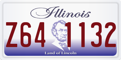 IL license plate Z641132