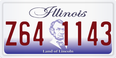 IL license plate Z641143