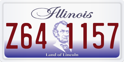 IL license plate Z641157
