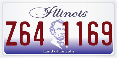 IL license plate Z641169