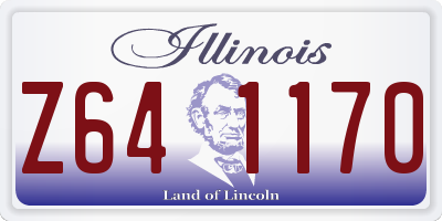IL license plate Z641170