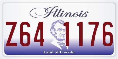 IL license plate Z641176