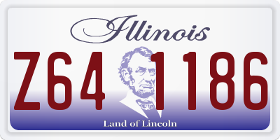IL license plate Z641186