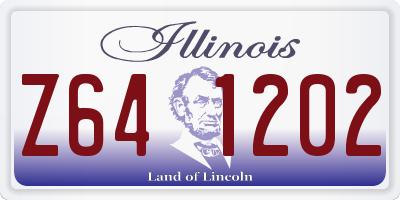 IL license plate Z641202