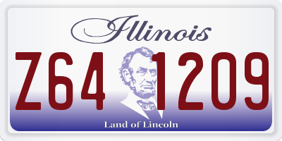 IL license plate Z641209