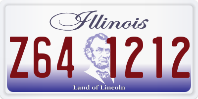 IL license plate Z641212