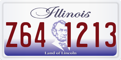 IL license plate Z641213
