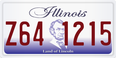 IL license plate Z641215