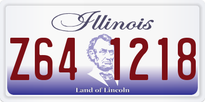 IL license plate Z641218