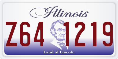 IL license plate Z641219