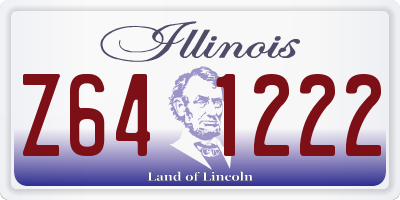 IL license plate Z641222