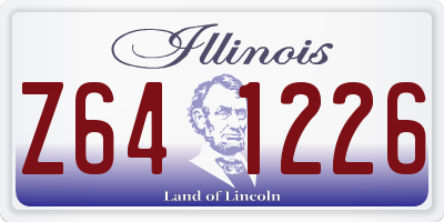 IL license plate Z641226