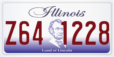 IL license plate Z641228