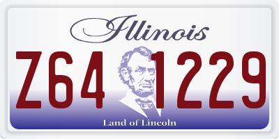 IL license plate Z641229