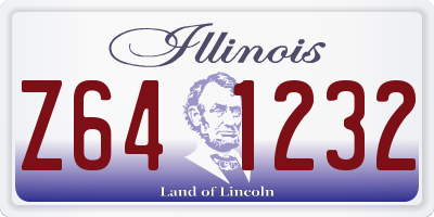 IL license plate Z641232