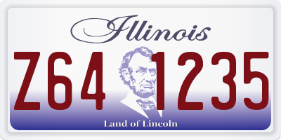 IL license plate Z641235