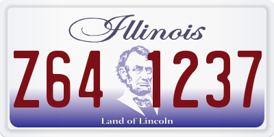 IL license plate Z641237