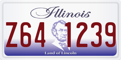 IL license plate Z641239