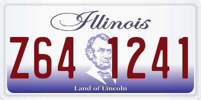 IL license plate Z641241