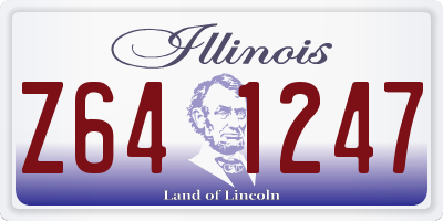 IL license plate Z641247